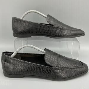 Dolce Vita Women’s Catela Snake Pattern Loafers Black Size 11